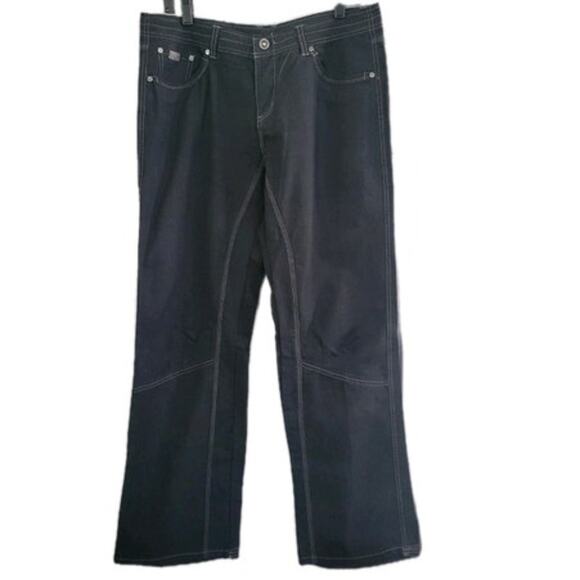 Kuhl Women's Performance Pants Size 12‎ Navy Blue Outdoors Hiking Casual - Picture 1 of 12